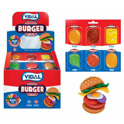 Vidal Burger Build jelly