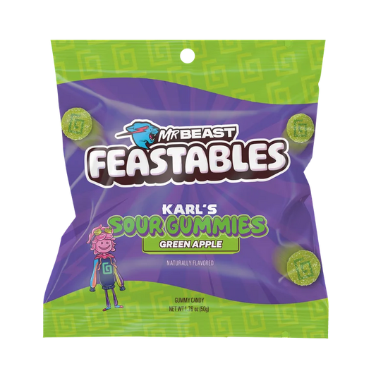 Karl gummies sour green apple