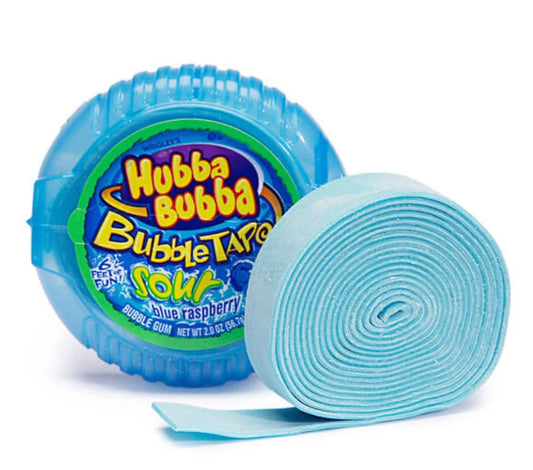 Hubba Bubba Sour Blue Raspberry Bubble Tape