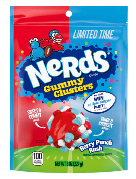 Nerds gummy cluster berry punch rush