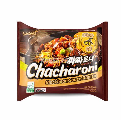 Korean Noodles Chacharoni Black bean Sauce
