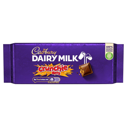 Dairy milk crunchie bits