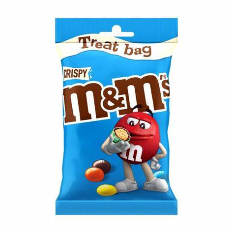 M&Ms Crispy Treat Bag